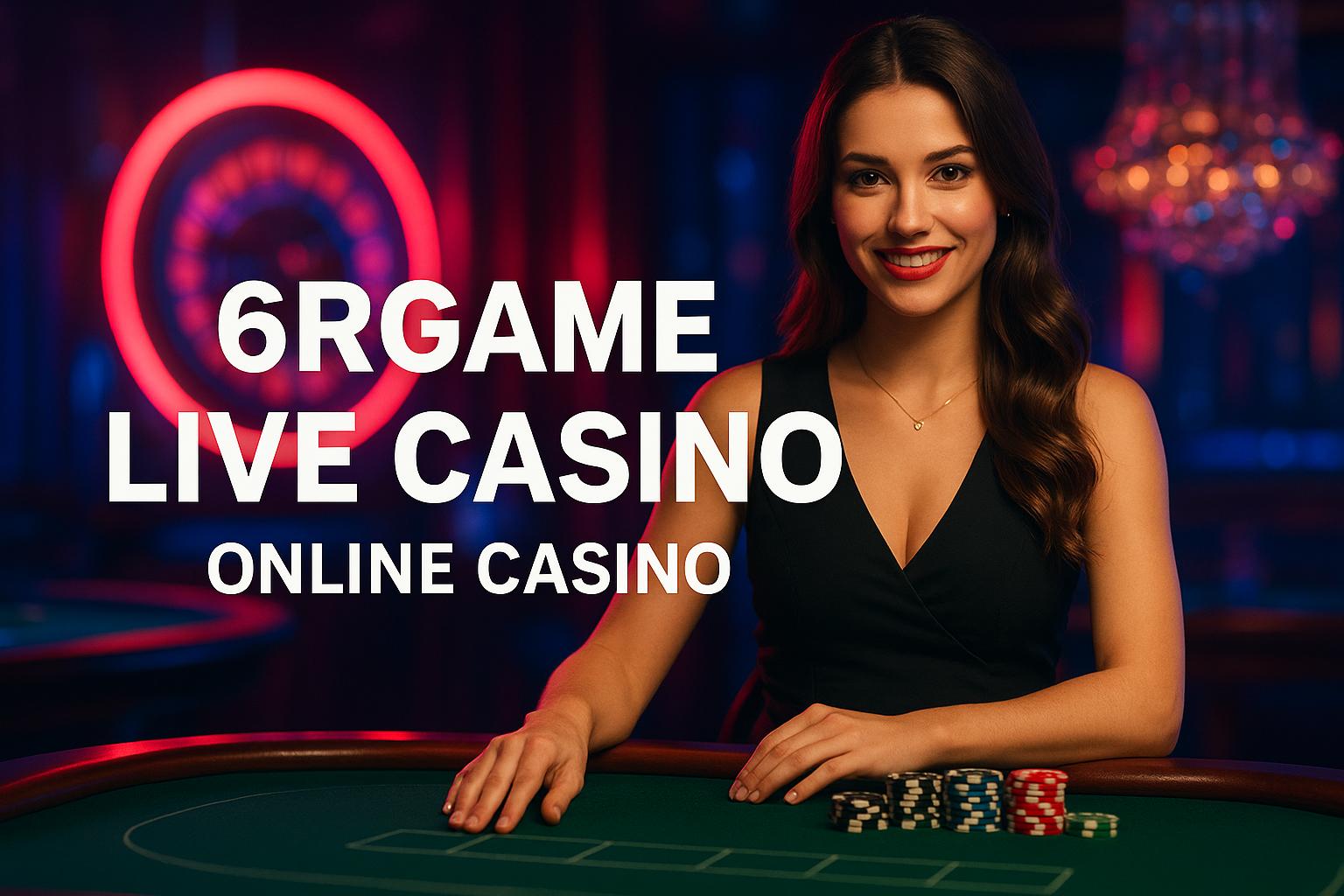 O 6RGAME Live Casino lança promoções regularmente