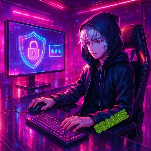 Imagem promocional da 6RGAME destacando login rápido e plataforma segura